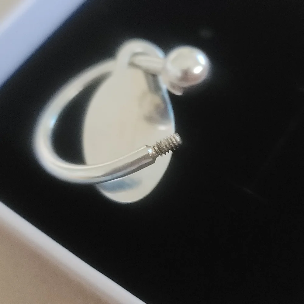 Return To Tiffany Oval Key Ring Sterling Silver 925 Engraved